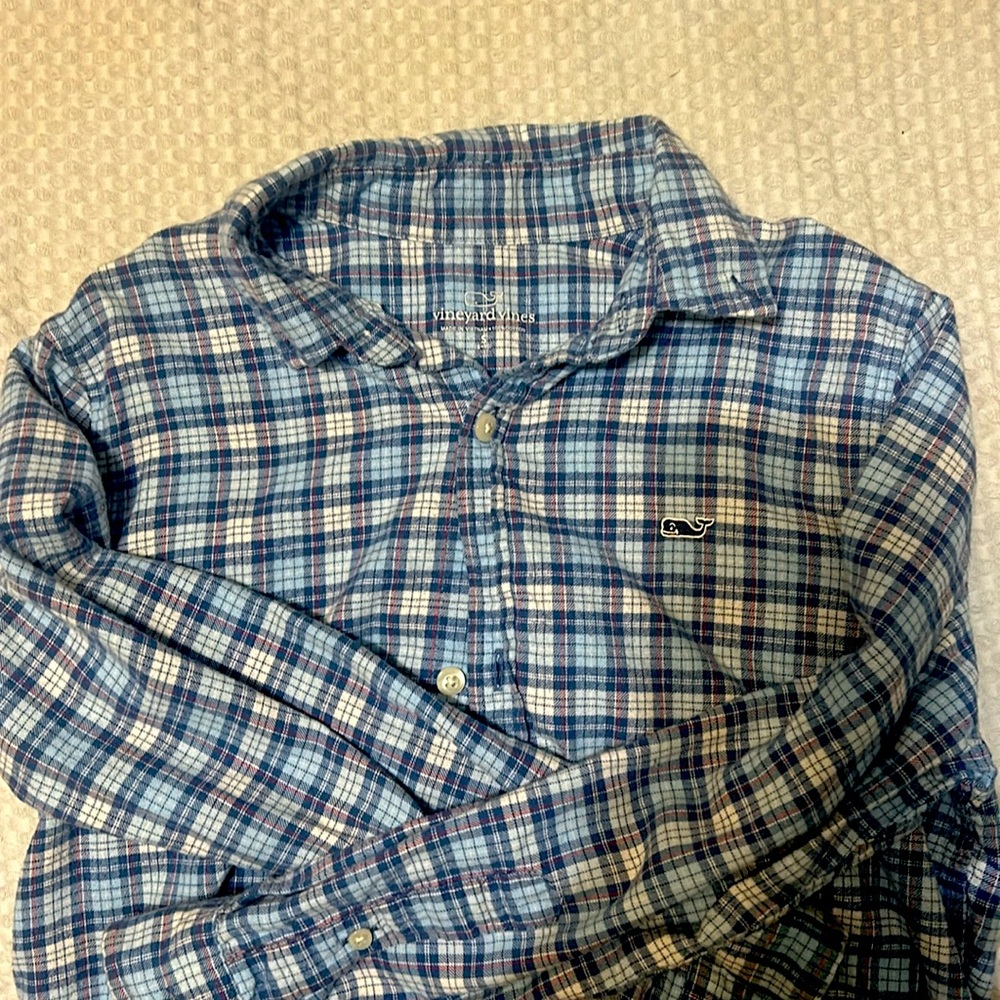 Warm boys button down